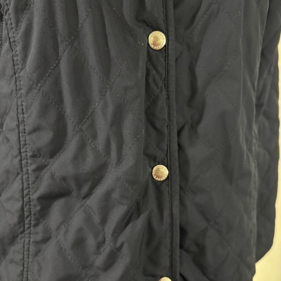 Lands’End Quilted Fleece Lined Reversible Girls/ Women’s Jacket Navy Pink Small - Picture 15 of 16